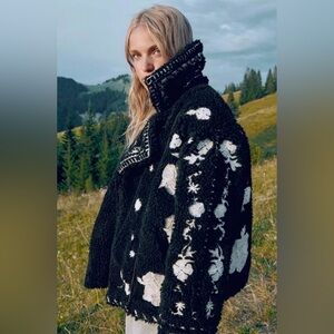 Free people Maya Sherpa jacket *DEFECT*